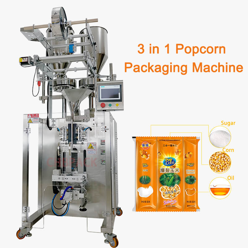 3 in 1 Popcorn Packaging Machine 2022