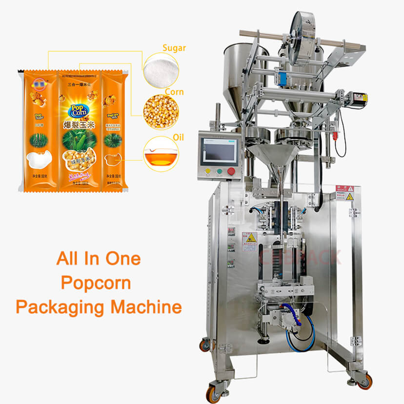 All In One Popcorn Packaging Machine