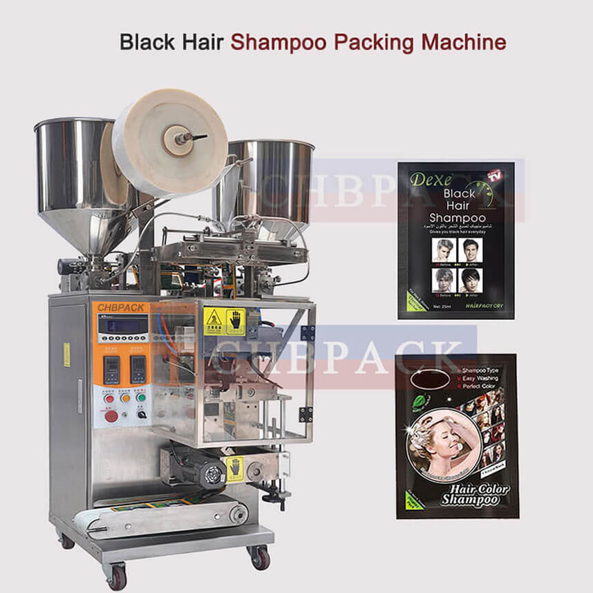 Black Hair Shampoo Packing Machine