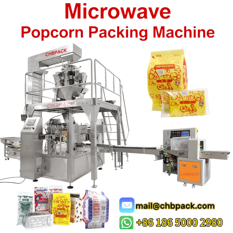CHBPACK microwave popcorn packing machine