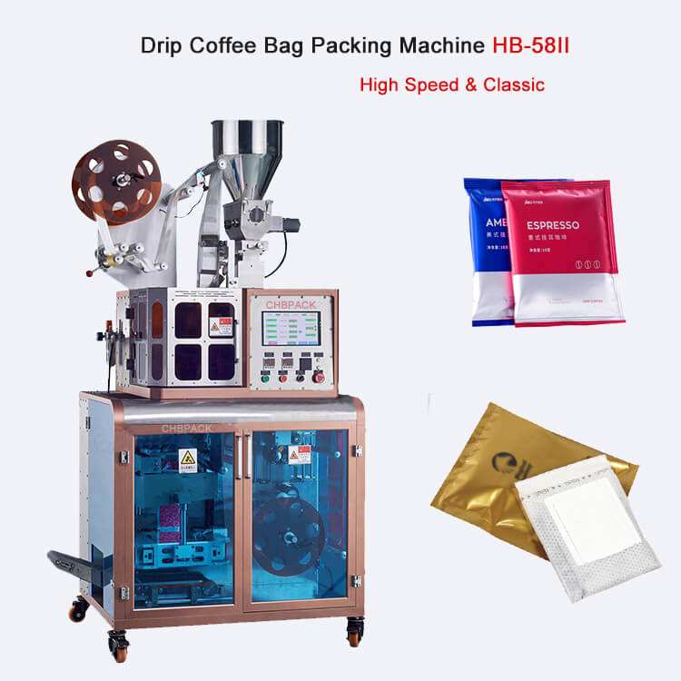 High Speed Drip Coffee Bag Packing Machine HB-58II