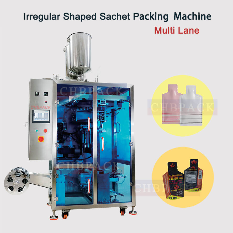 Multi Lane Irregular Shaped Sachet Packing Machine