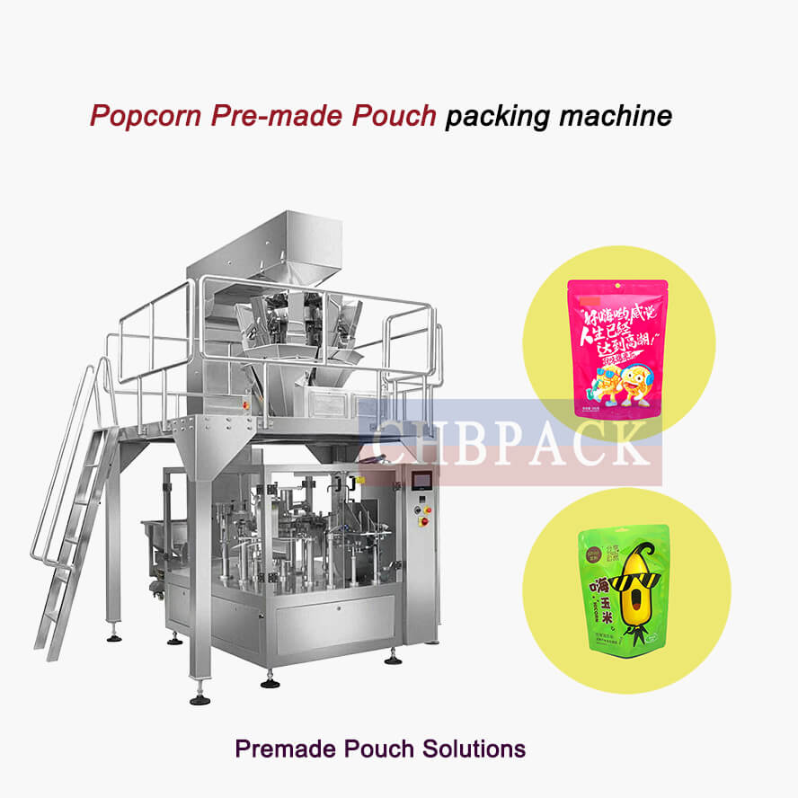 Popcorn Premade Pouch Packing Machine
