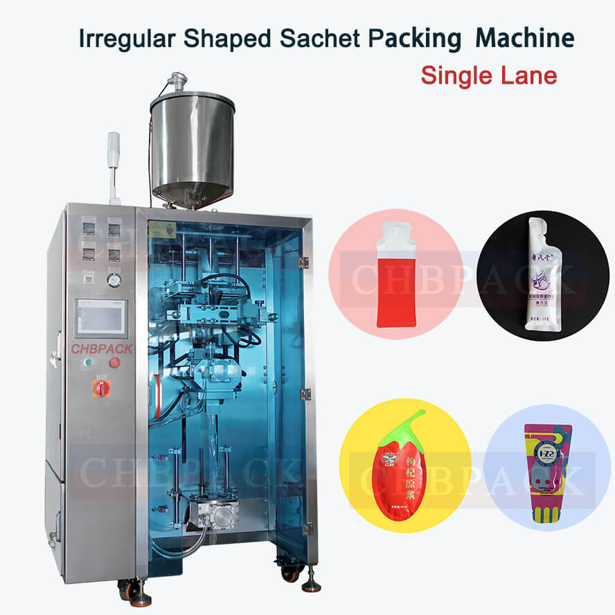 Single Lane Irregular Shaped Sachet Packing Machine