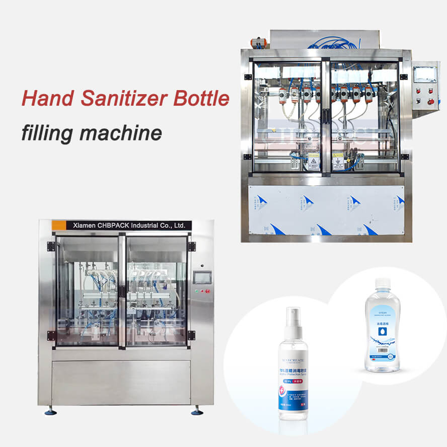 hand sanitizer bottle filling machine 2020