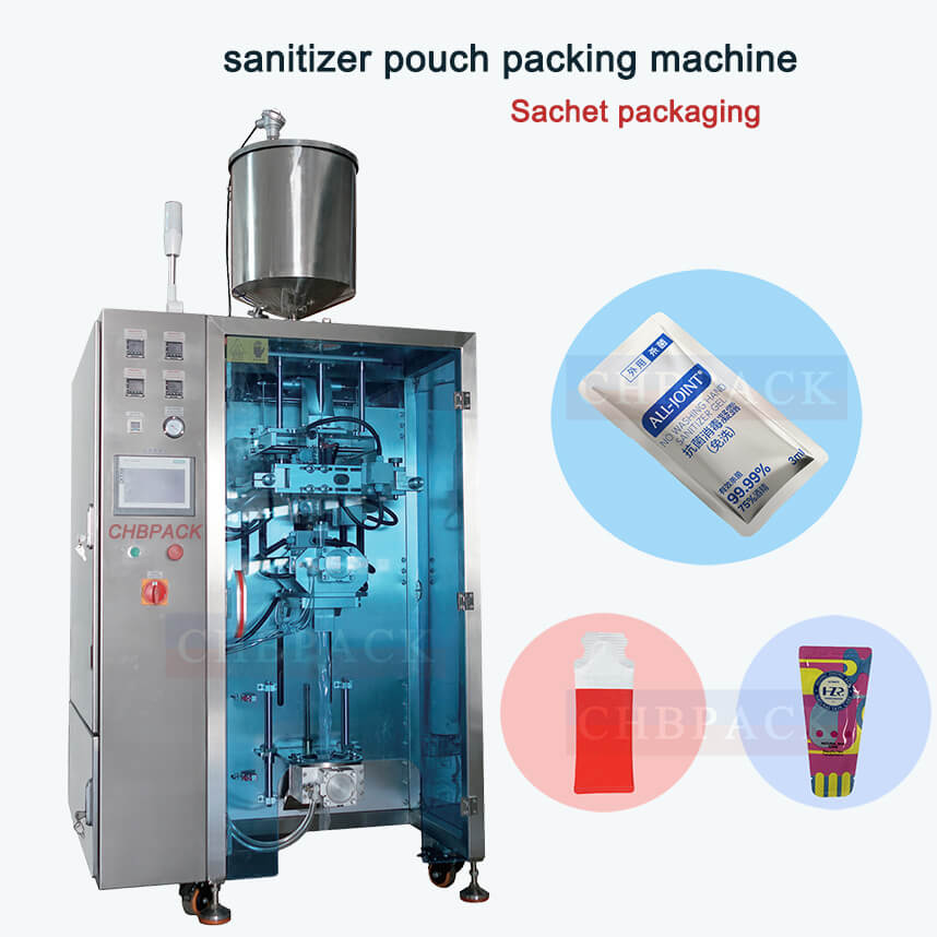 sanitizer pouch packing machine