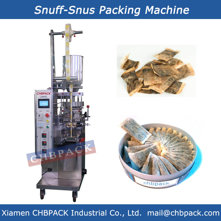 snuff snus packing machine