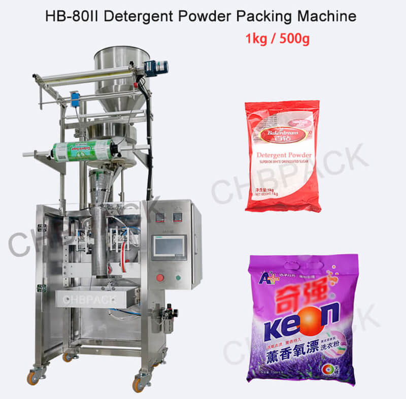washing powder pouch packing machine 1kg