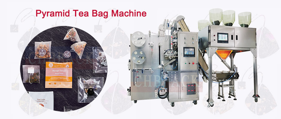 Pyramid tea bag packing_machine